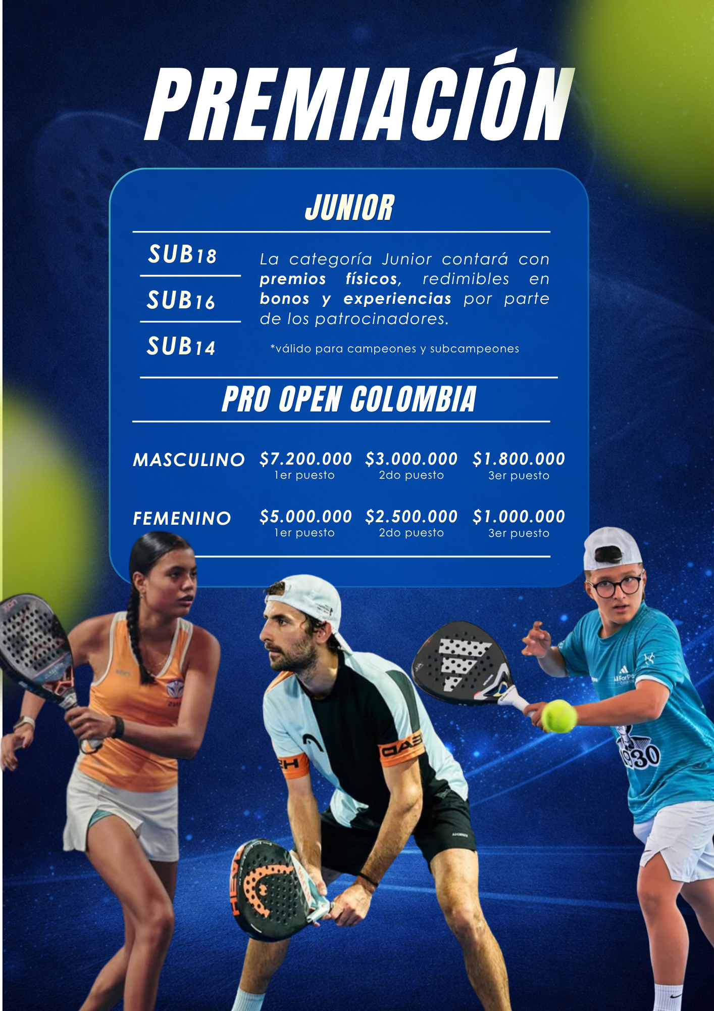 National Padel Tour - 2ª Parada - El ranking de los mejores de Colombia comienza aquí