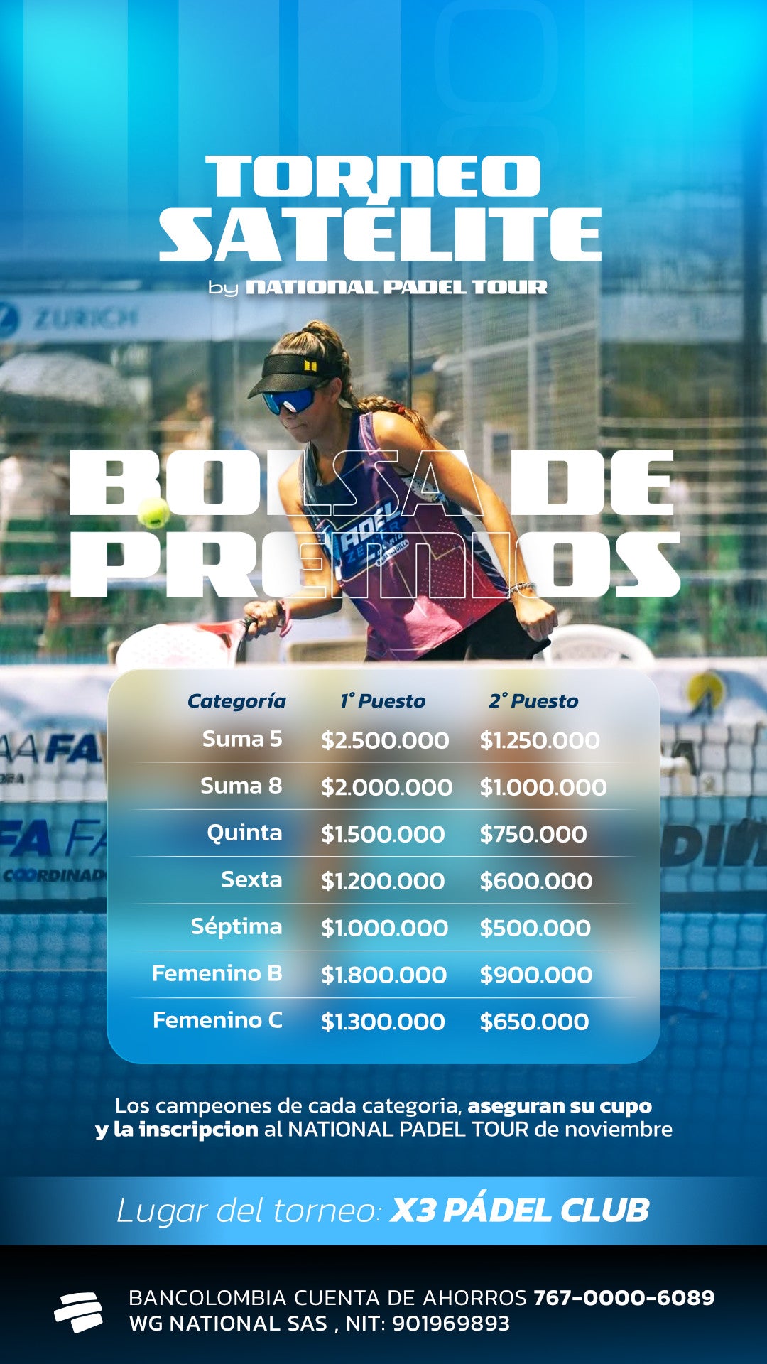 TORNEO SATELITE By NPT - 11 AL 14 de Septiembre - Barranquilla